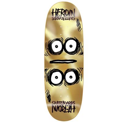 Heroin - Symmetrical Egg Gold 9&quot;