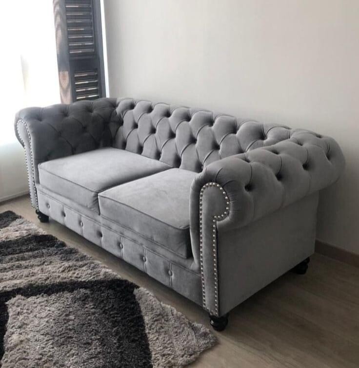 2 seater chesterfield couch