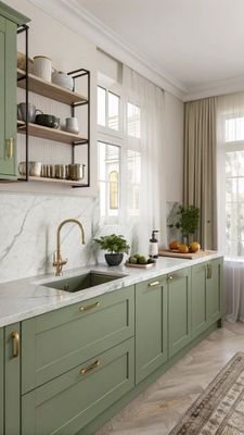 Modern Farm shaker doors  kitchen units