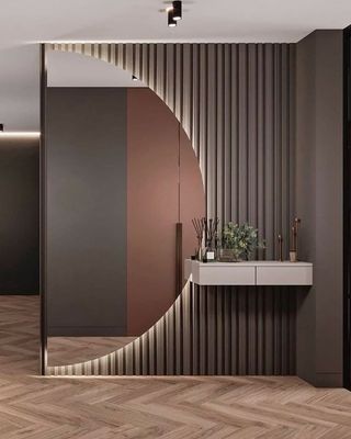 Half moon dresser / entrance console