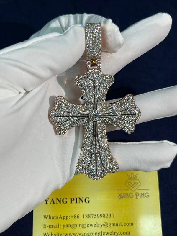 MAN Cross  pendent /  letters pendent