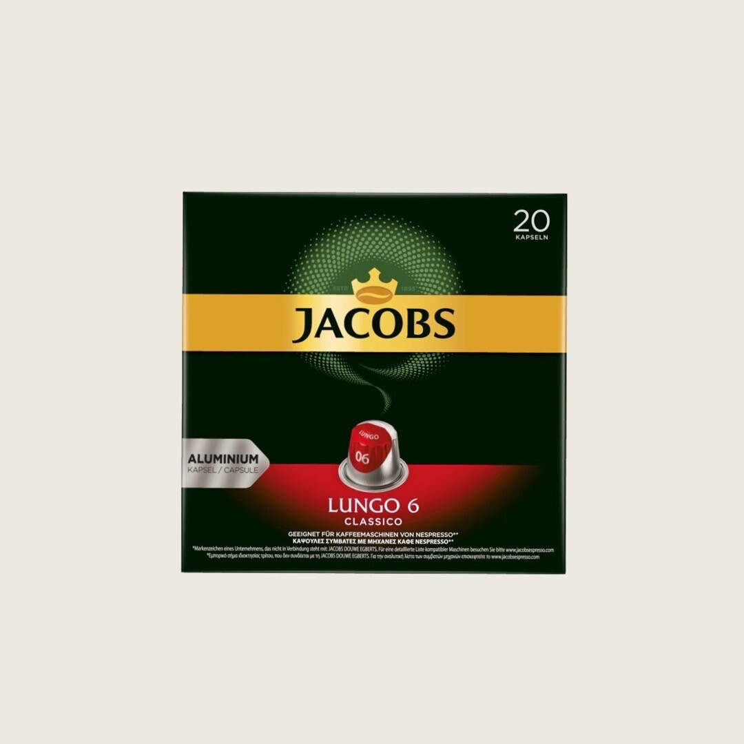 Jacobs Lungo Classico 20 capsules