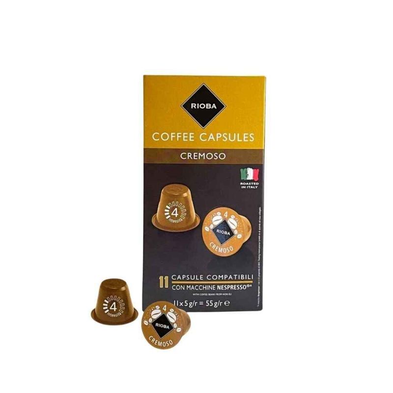 Rioba Coffee Capsules-Creamy, Forte, and Intenso | Buy Online