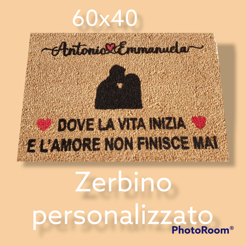 Zerbino Personalizzato con innamorati 