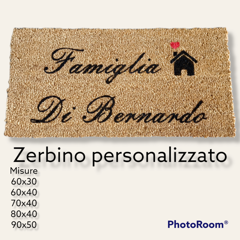 Zerbino Personalizzatocon famiglia e cognome 