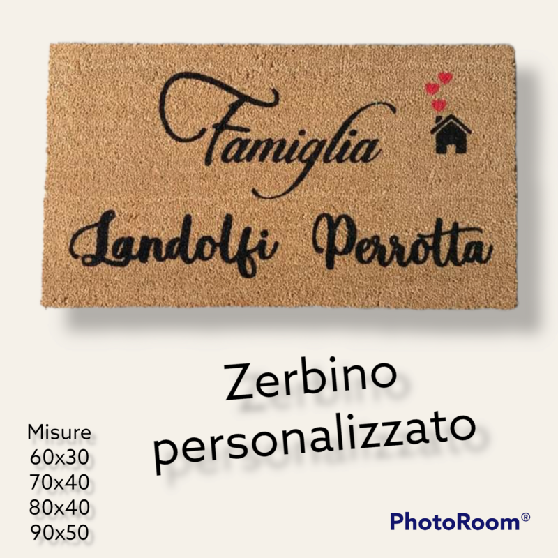 Zerbino Personalizzato con cognomi