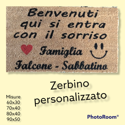 Zerbino Personalizzato: Simpatico e Unico Zerbino - Mondo Regalo