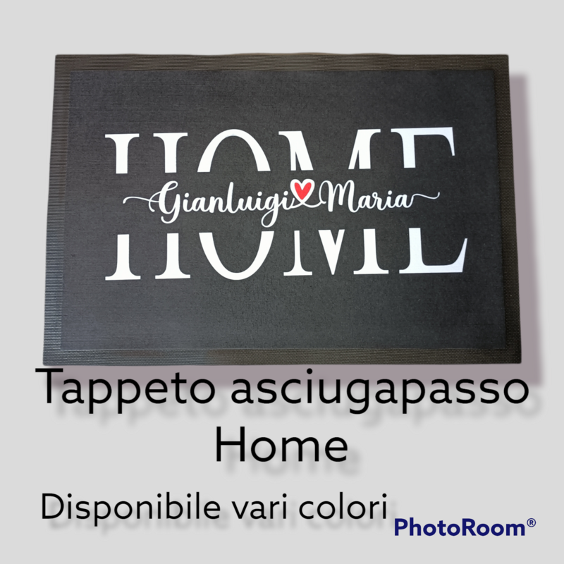 Zerbino Tappeto Personalizzato Asciugapasso Modello home