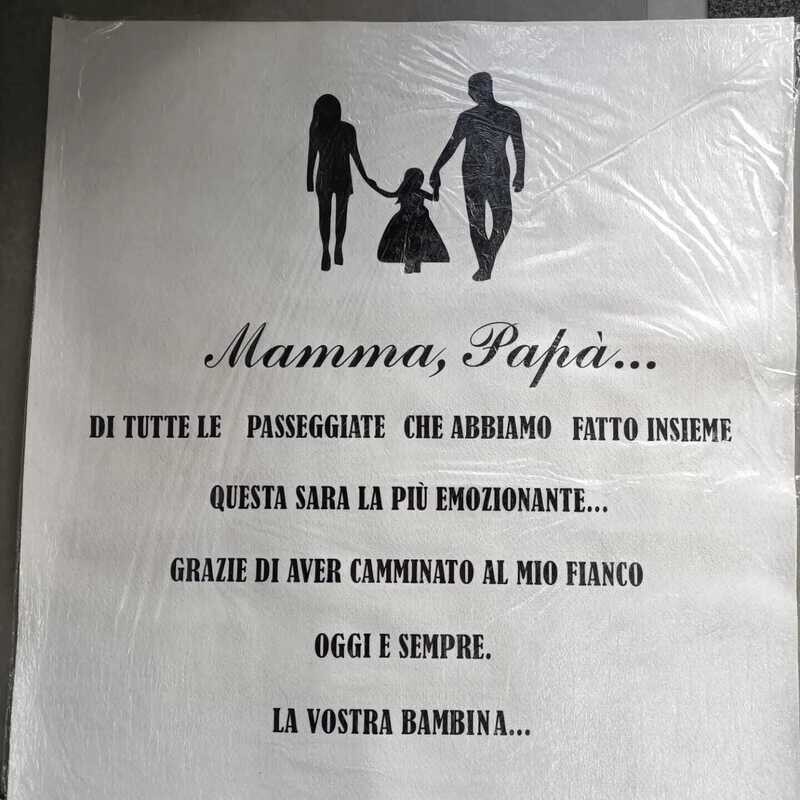 Tappeto per matrimonio