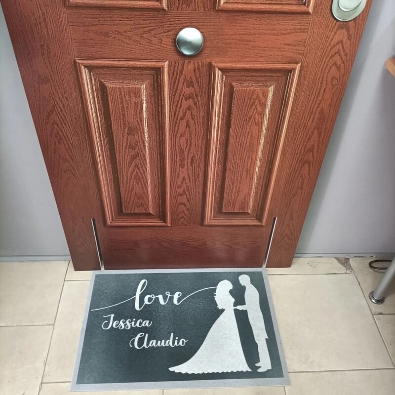 Tappeto personalizzato stampato modello con casetta 60x40