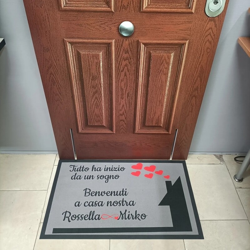 Tappeto zerbino personalizzato Famiglia 