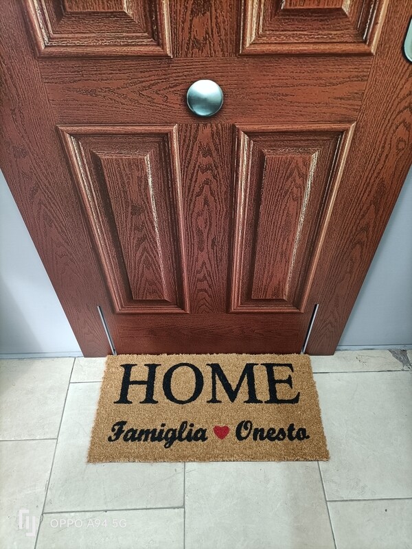 Zerbino home Benvenuti personalizzato