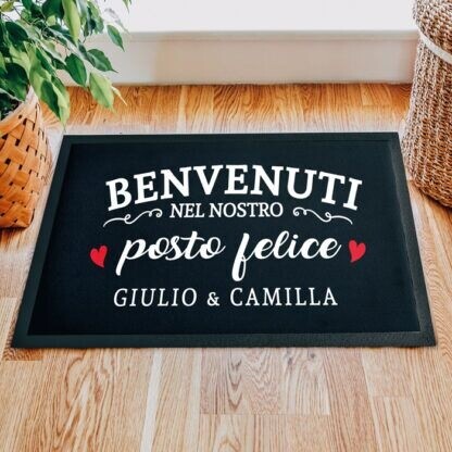 Zerbino Tappeto Personalizzato Asciugapasso Con  nomi