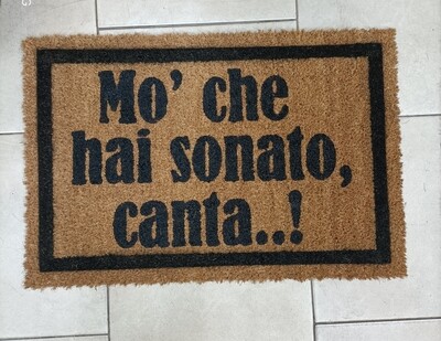 Zerbino Simpatico Mo che hai sonato canta 