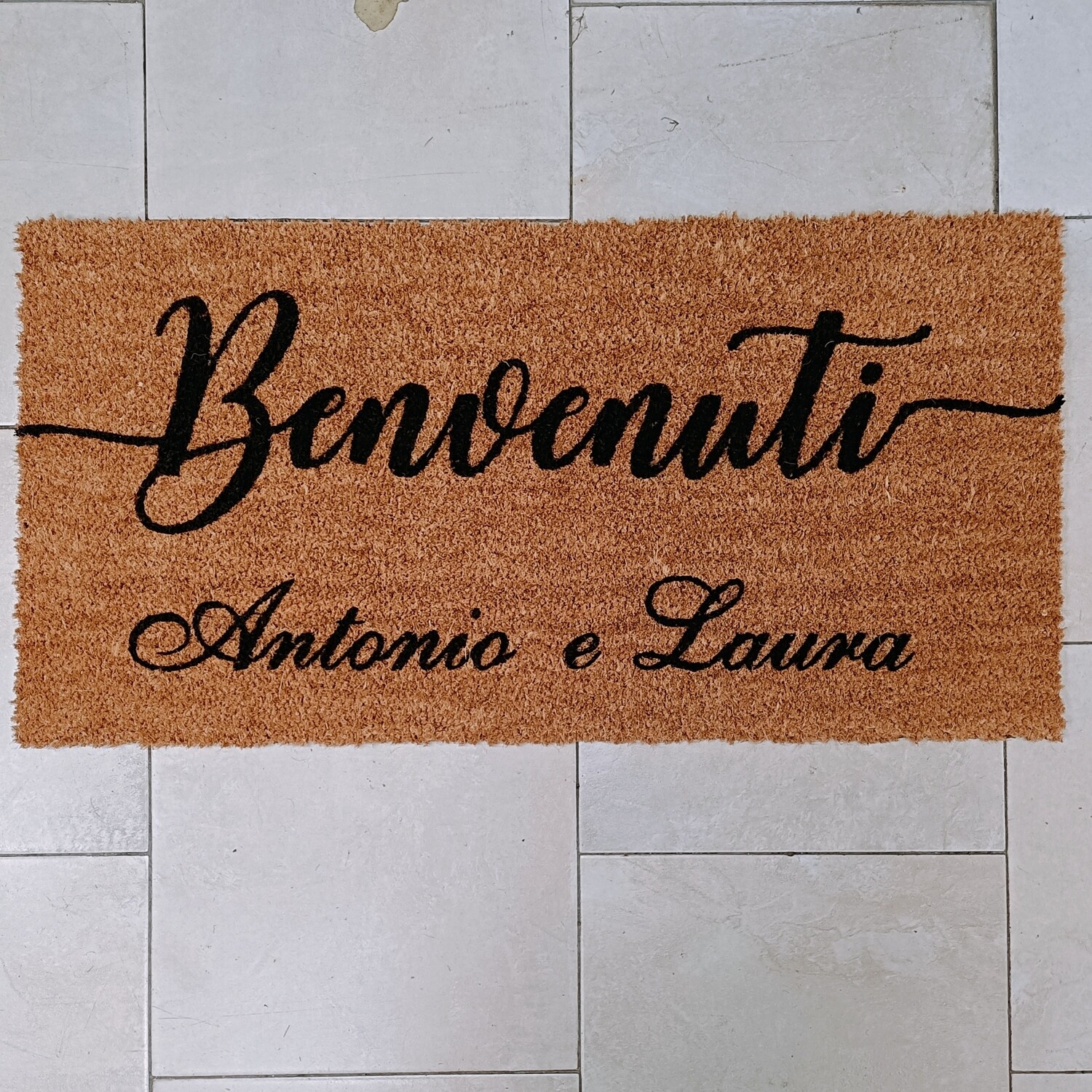 Zerbino Personalizzato Benvenuti con nomi