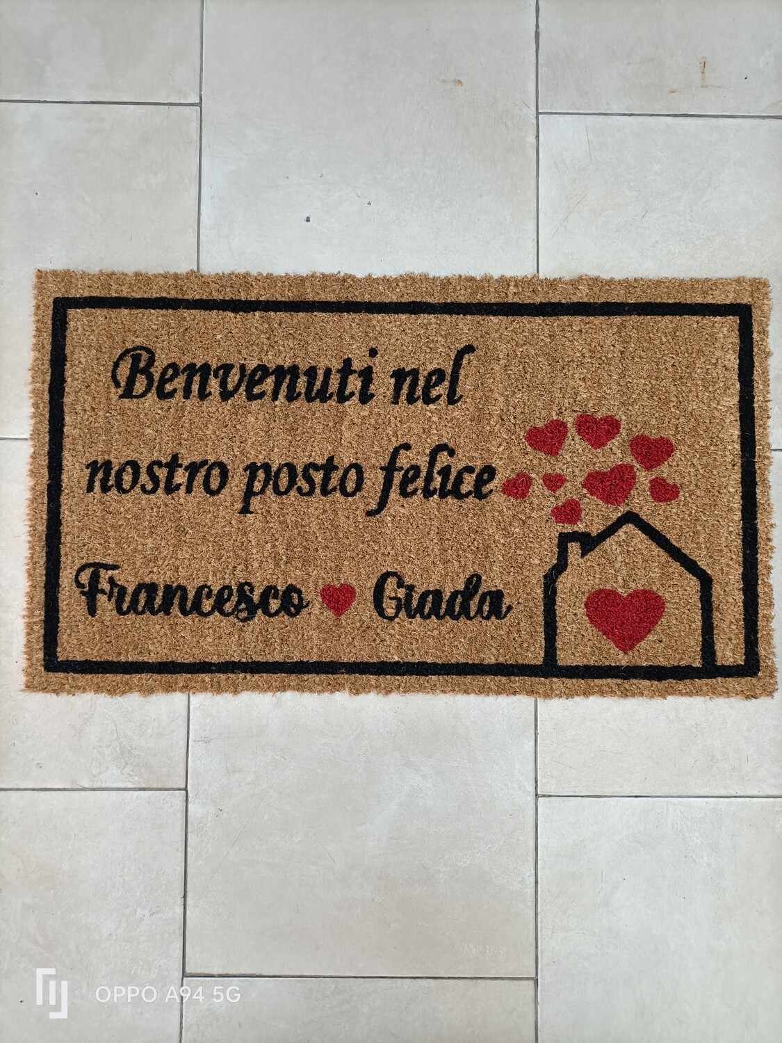 Zerbino Personalizzato Benvenuti con nomi