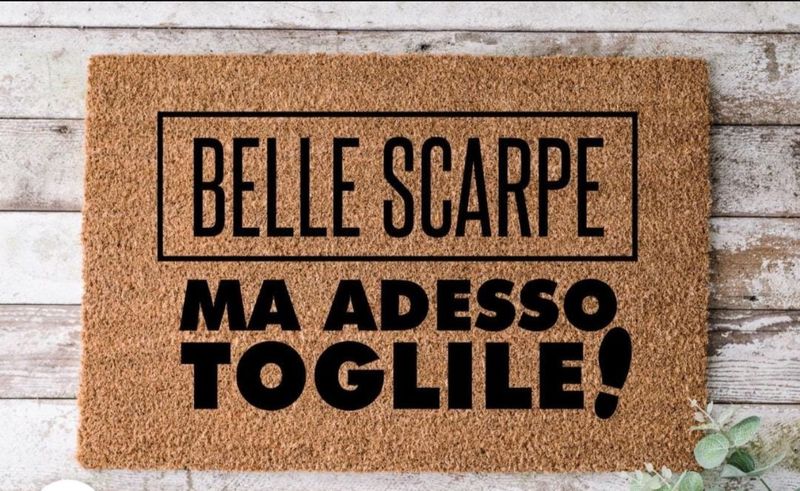 Zerbino Simpatico Belle scarpe ma adesso toglile 