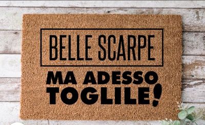 Zerbino Simpatico Belle scarpe ma adesso toglile 