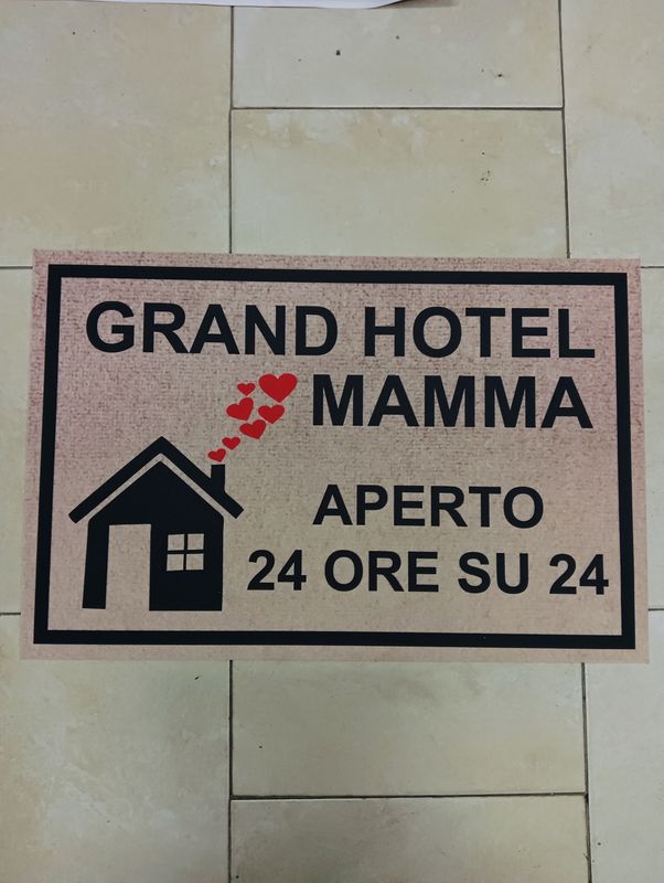 Tappeto Zerbino Simpatico Hotel Mamma 