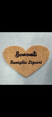 Zerbino Personalizzato forma di cuore