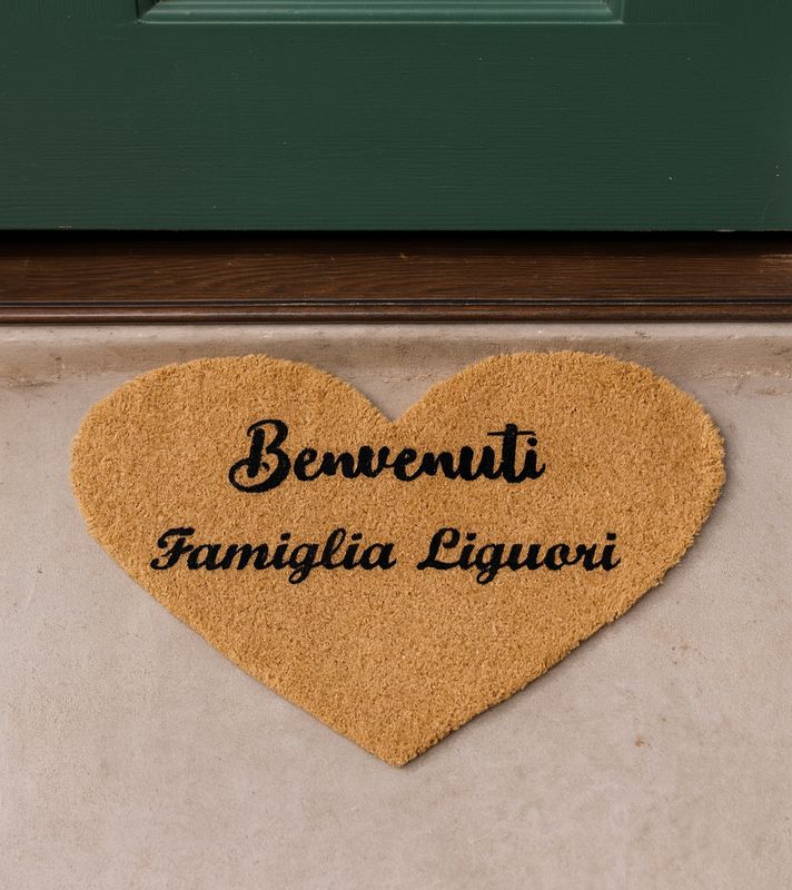 Zerbino Personalizzato forma di cuore 