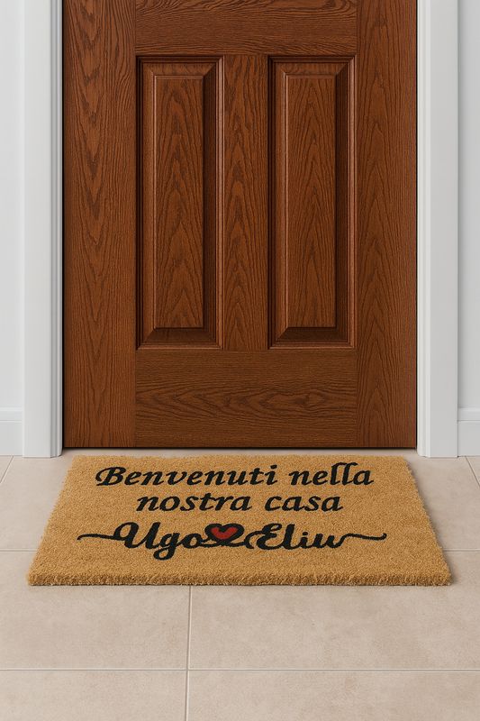 Zerbino Personalizzato Benvenuti con nomi 