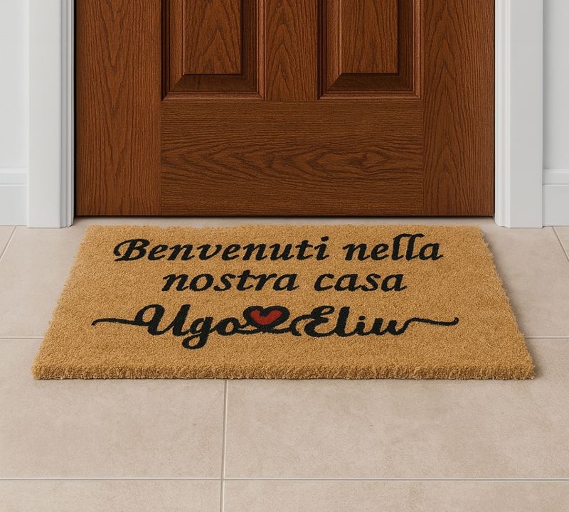 Zerbino Personalizzato Benvenuti con nomi 
