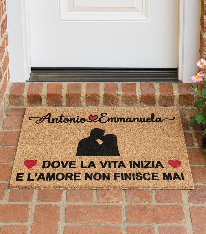 Zerbino Personalizzato con innamorati 