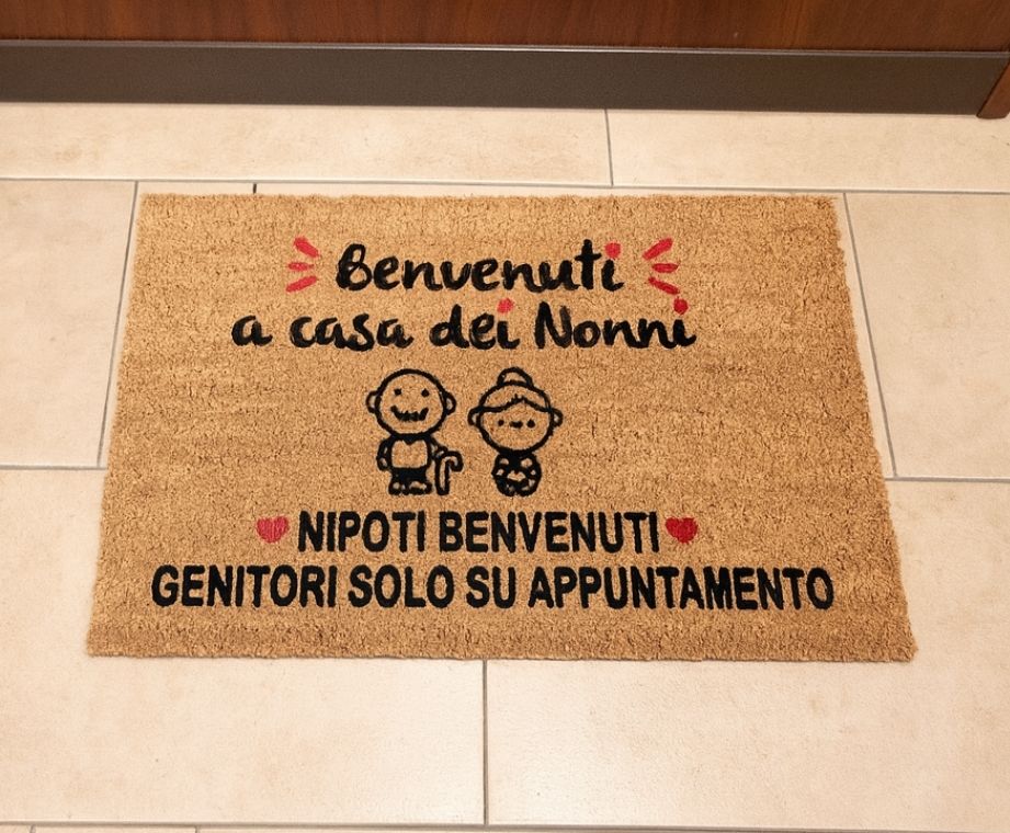 Zerbino cocco naturale Festa Dei nonni 