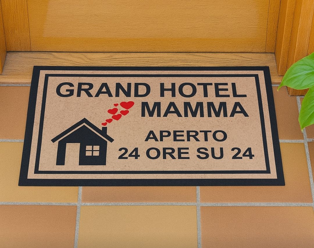 Tappeto Zerbino Simpatico Hotel Mamma 