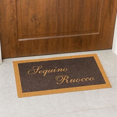 Zerbino personalizzato intarsiato con cognomi 