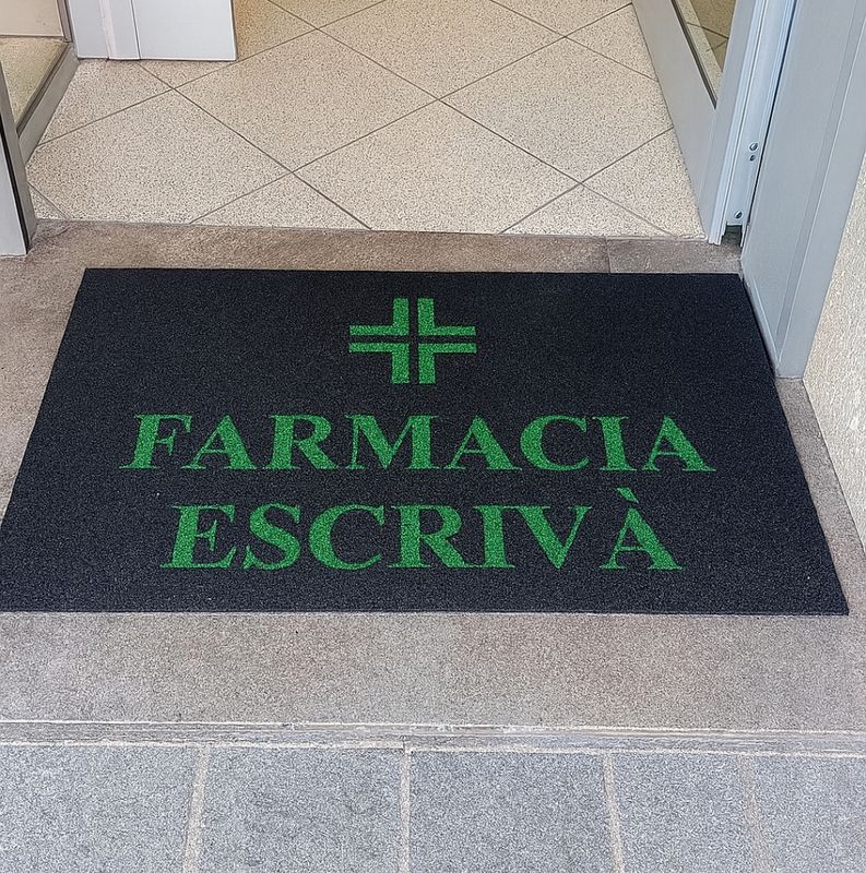 Zerbino Tappeto personalizzato Farmacia 