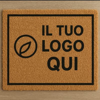 Zerbino Personalizzato in cocco con logo