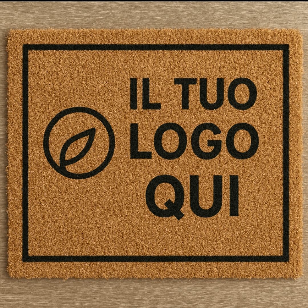 Zerbino Personalizzato in cocco con logo