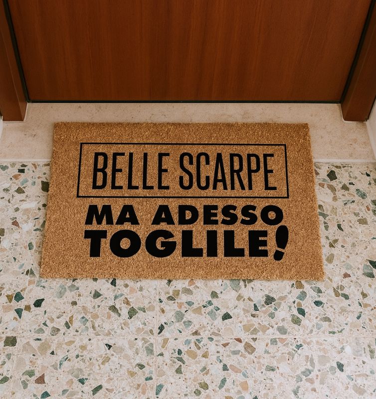Zerbino Simpatico Belle scarpe ma adesso toglile 