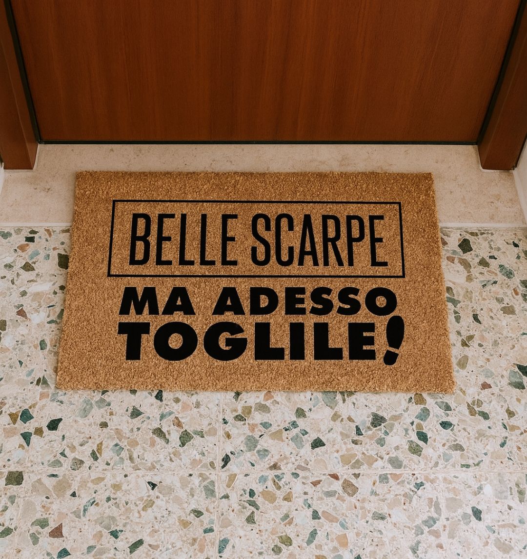 Zerbino Simpatico Belle scarpe ma adesso toglile 