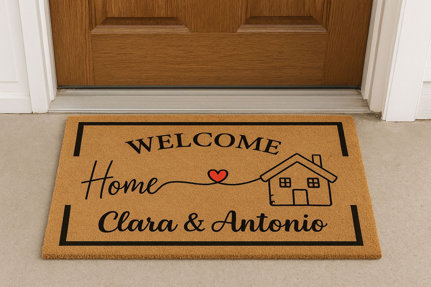 Zerbino Personalizzato welcome con nomi 