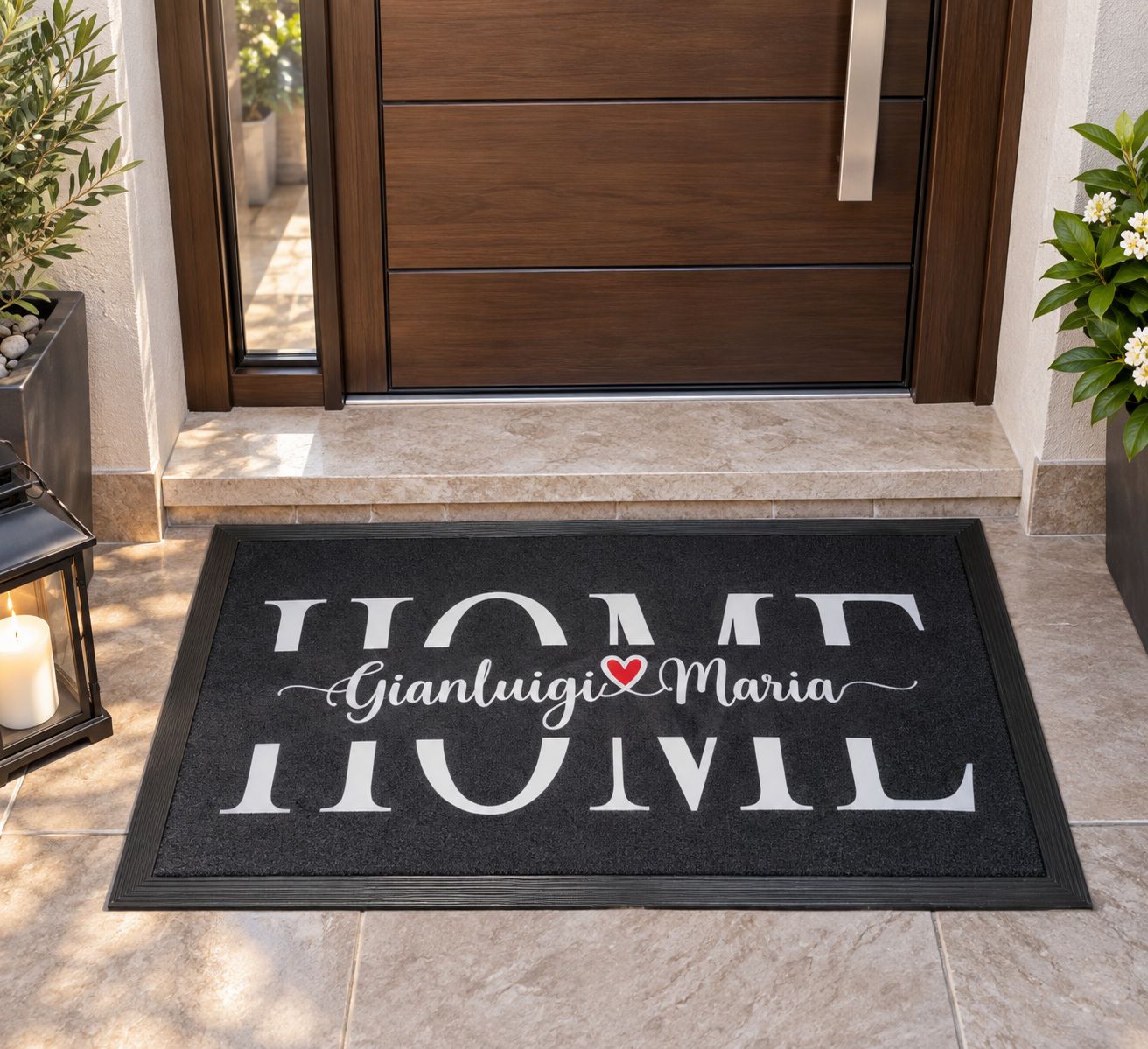 Zerbino Tappeto Personalizzato Asciugapasso Modello home