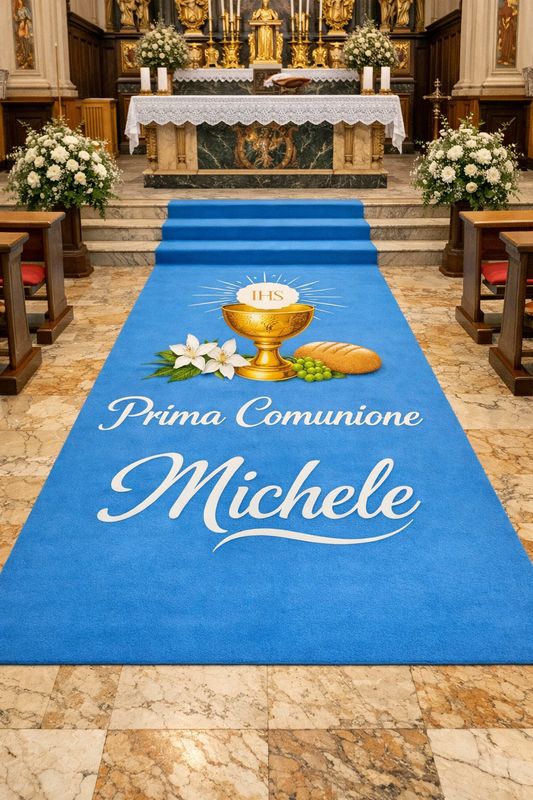 Tappeto Personalizzato per Comunione Tappeto Personalizzato per Comunione