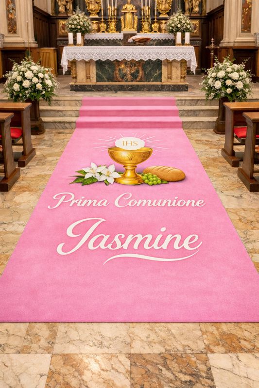 Tappeto Personalizzato per Comunione