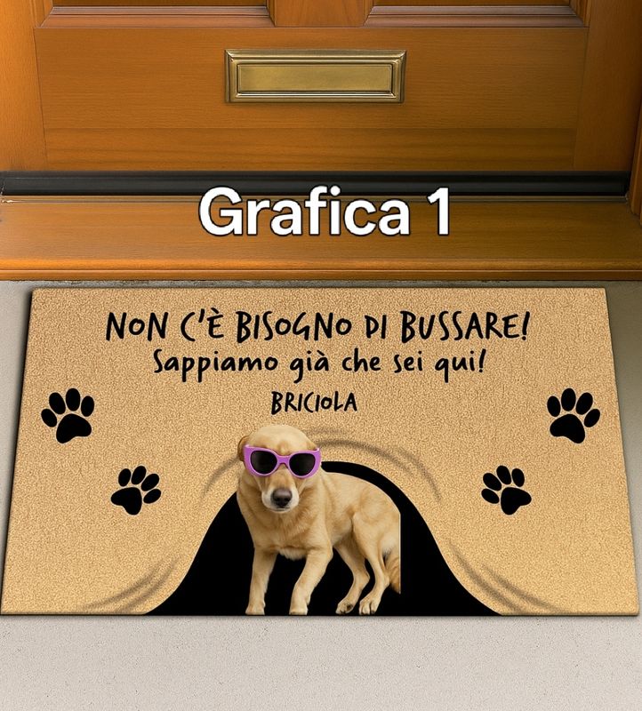 Zerbino personalizzato con foto del tuo cane o gatto 