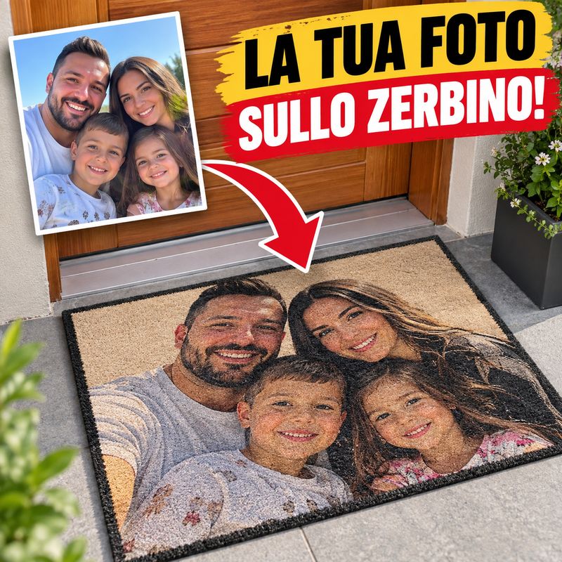 Zerbino personalizzato con la tua foto,immagine o logo 