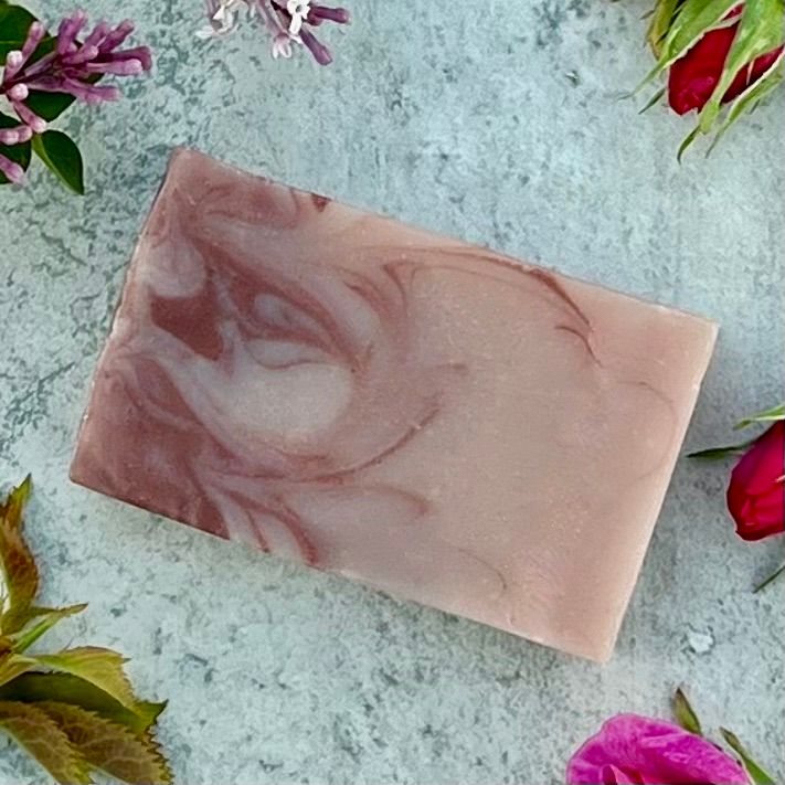 Rose Geranium & Patchouli - ‘Happy Days’ Natural Soap