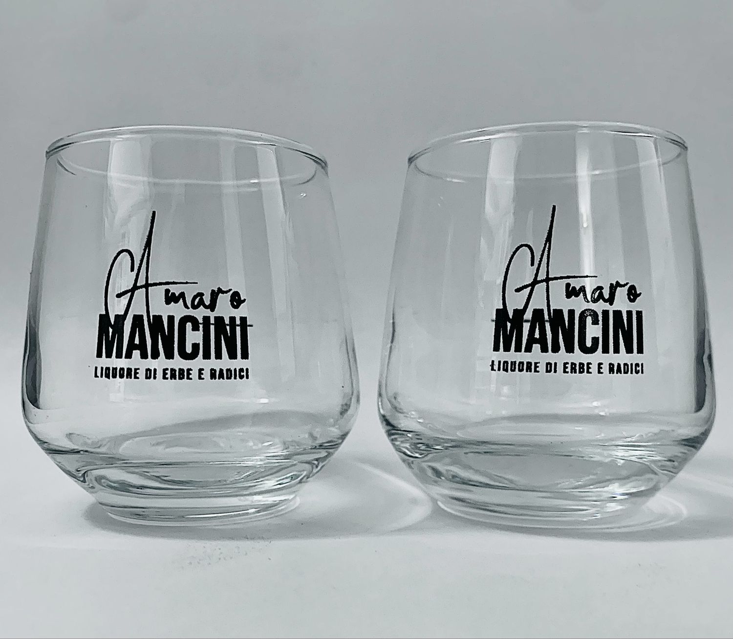 Coppia di Bicchieri da Degustazione Amaro Mancini