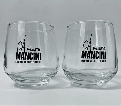 Coppia di Bicchieri da Degustazione Amaro Mancini