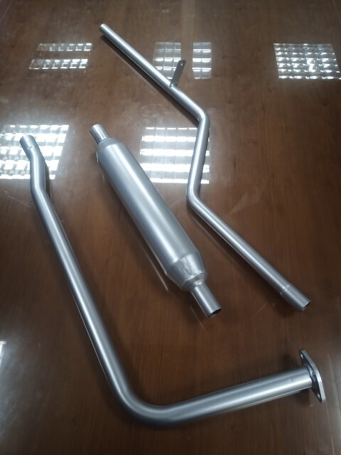 Reliant Regal straight pipe exhaust Trotter Van