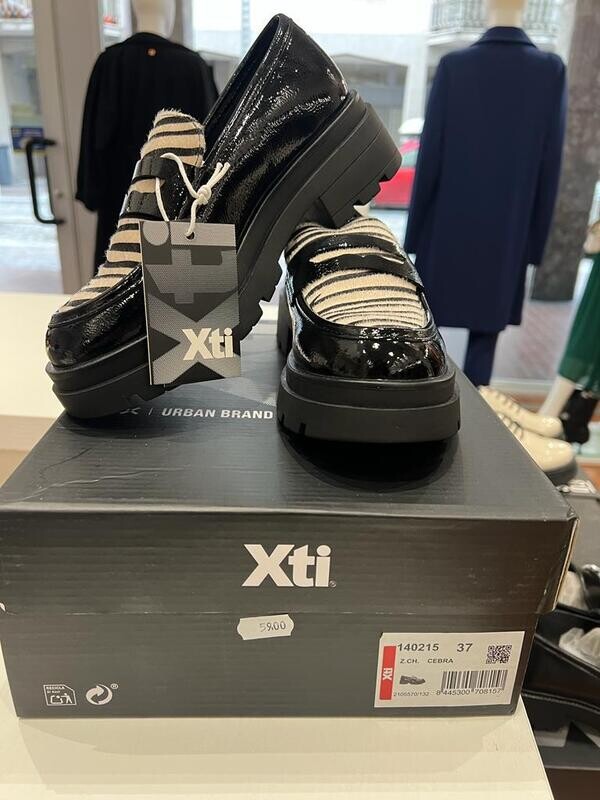 XTI MOCASSINO ZEBRA