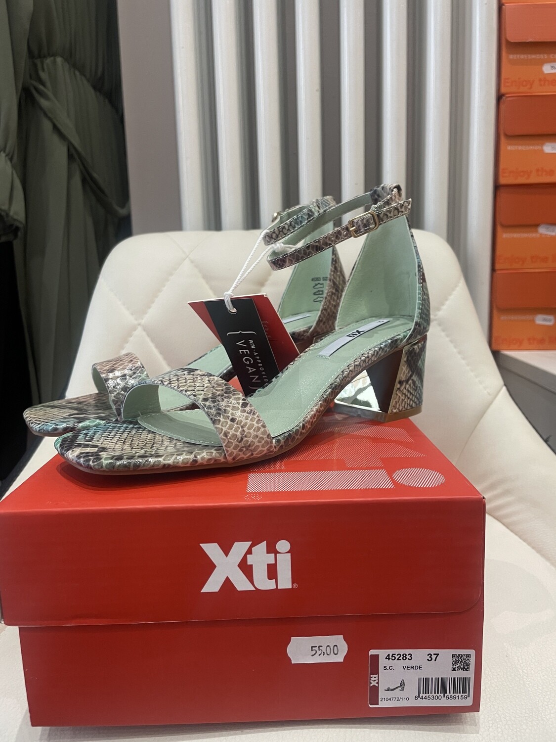 XTI SANDALI PITONATI