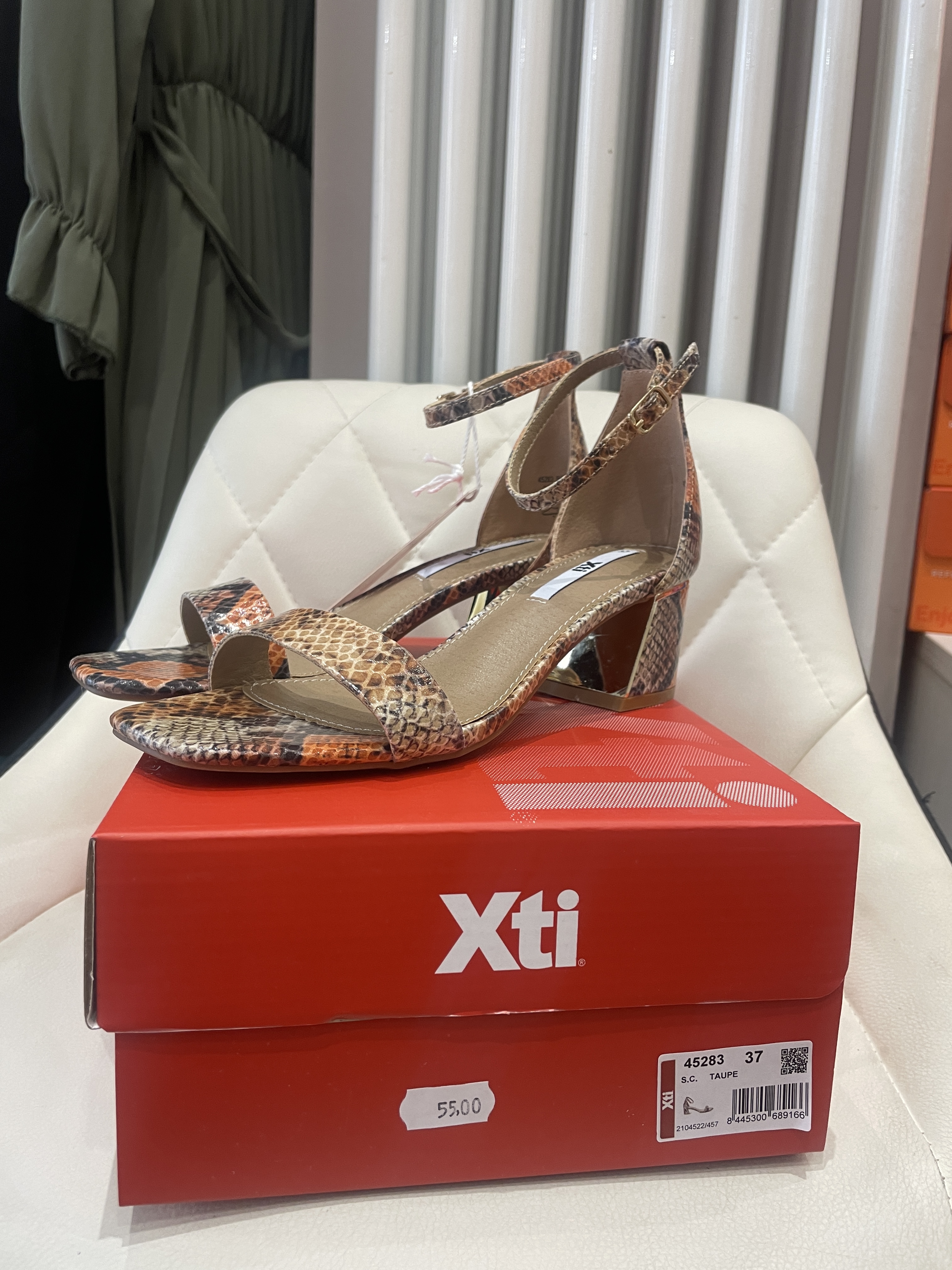 XTI SANDALI PITONATI