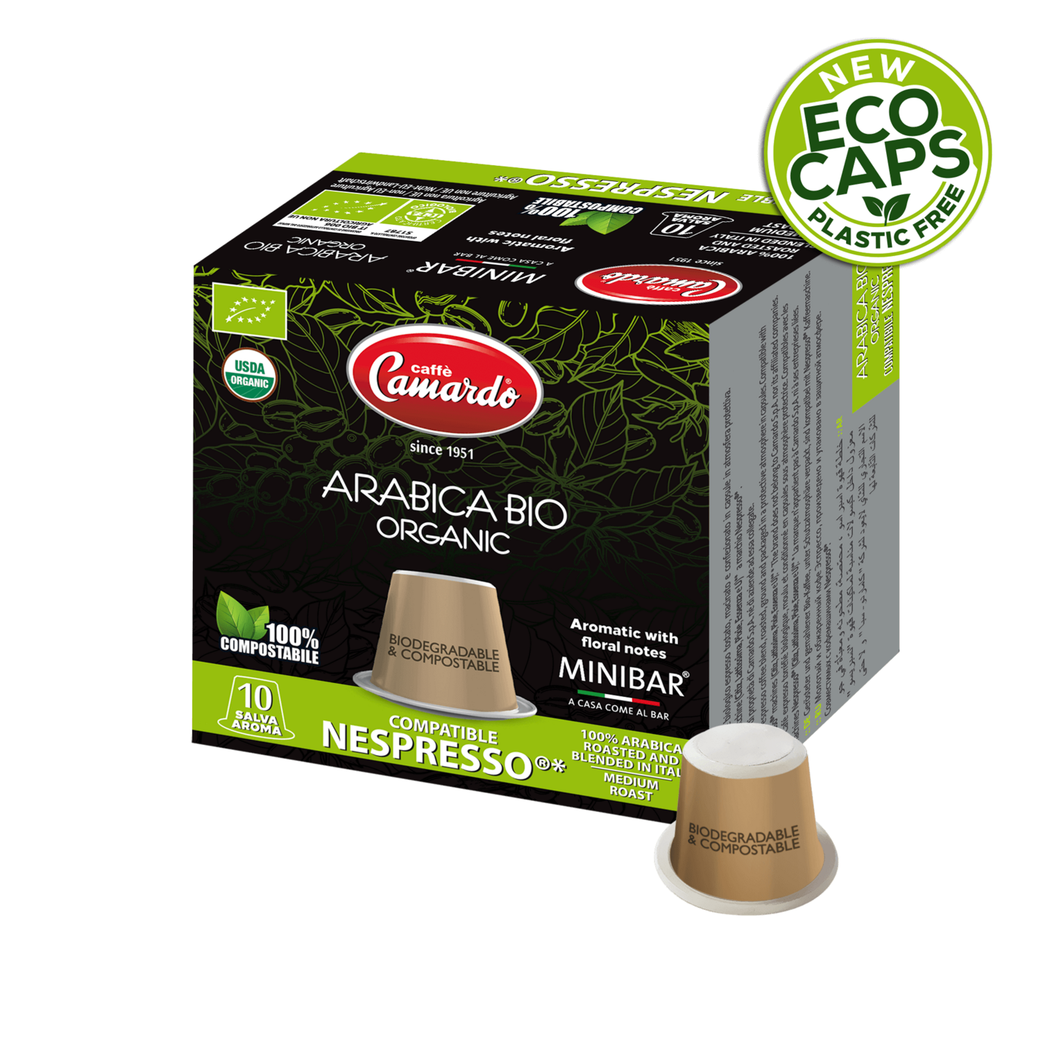 Arabica Bio Organic, compatible Nespresso®